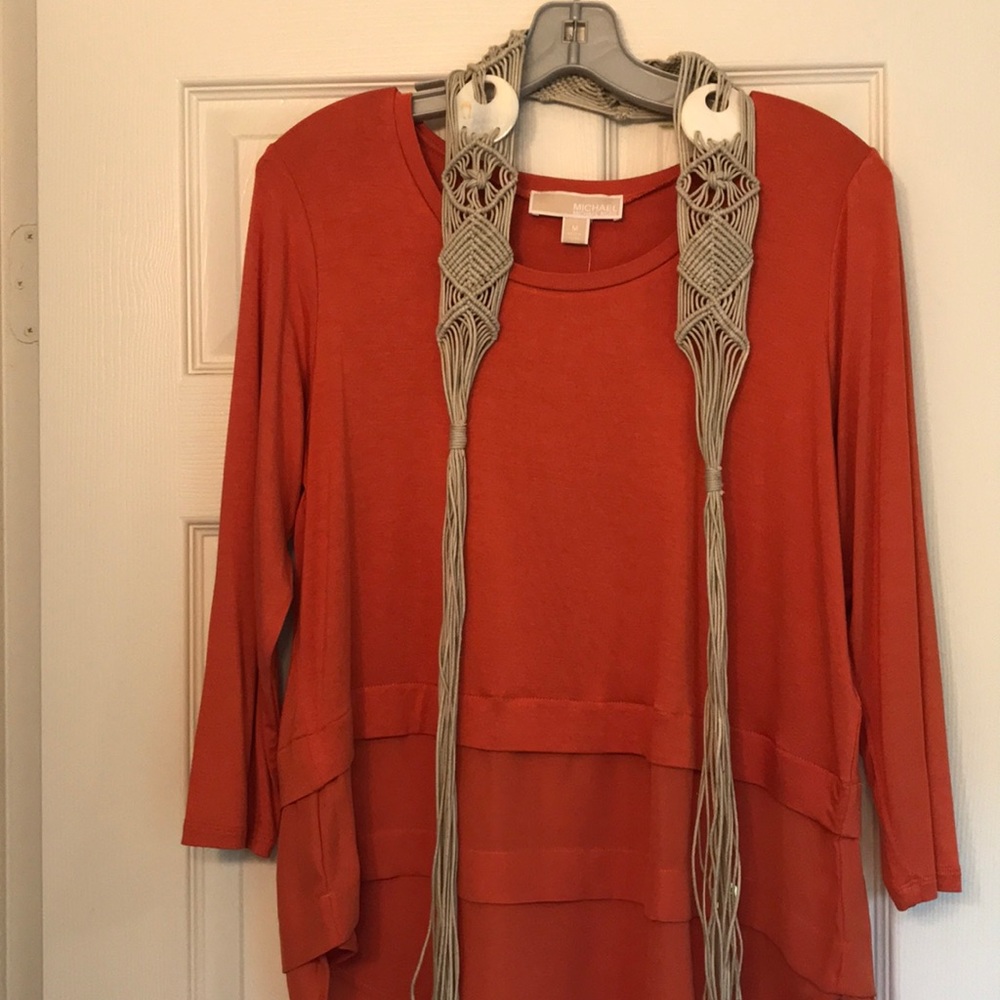 Blouse with layered look